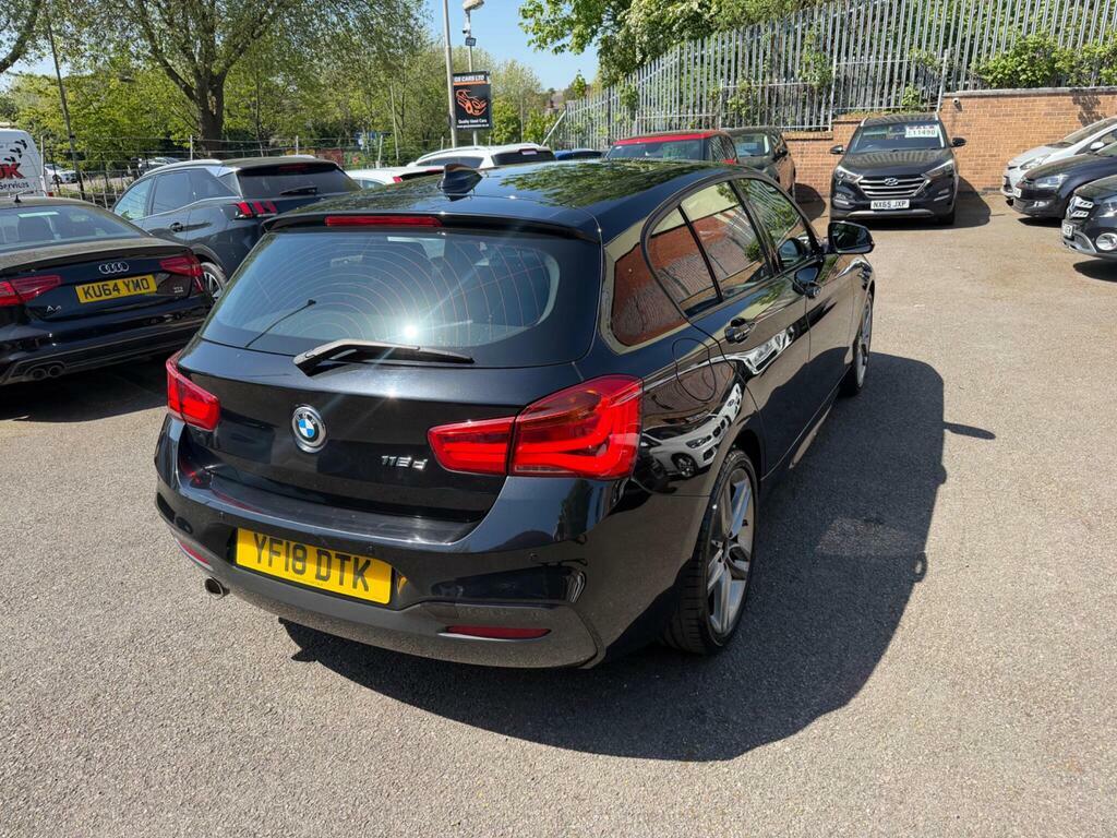 BMW 1 Series 2.0 118D M Sport Euro 6 S S YF18DTK Black #3