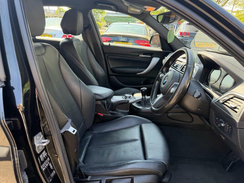 BMW 1 Series 2.0 118D M Sport Euro 6 S S YF18DTK Black #5