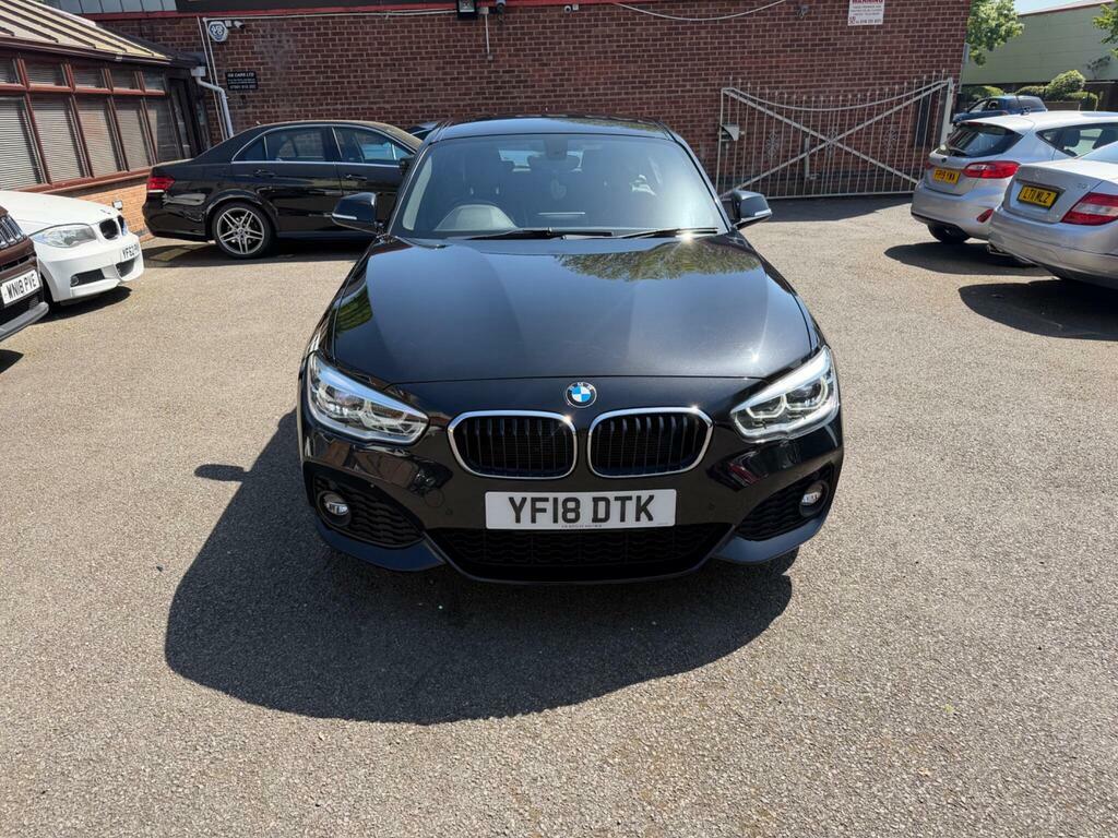 BMW 1 Series 2.0 118D M Sport Euro 6 S S YF18DTK Black #2