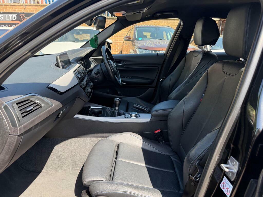 BMW 1 Series 2.0 118D M Sport Euro 6 S S YF18DTK Black #6