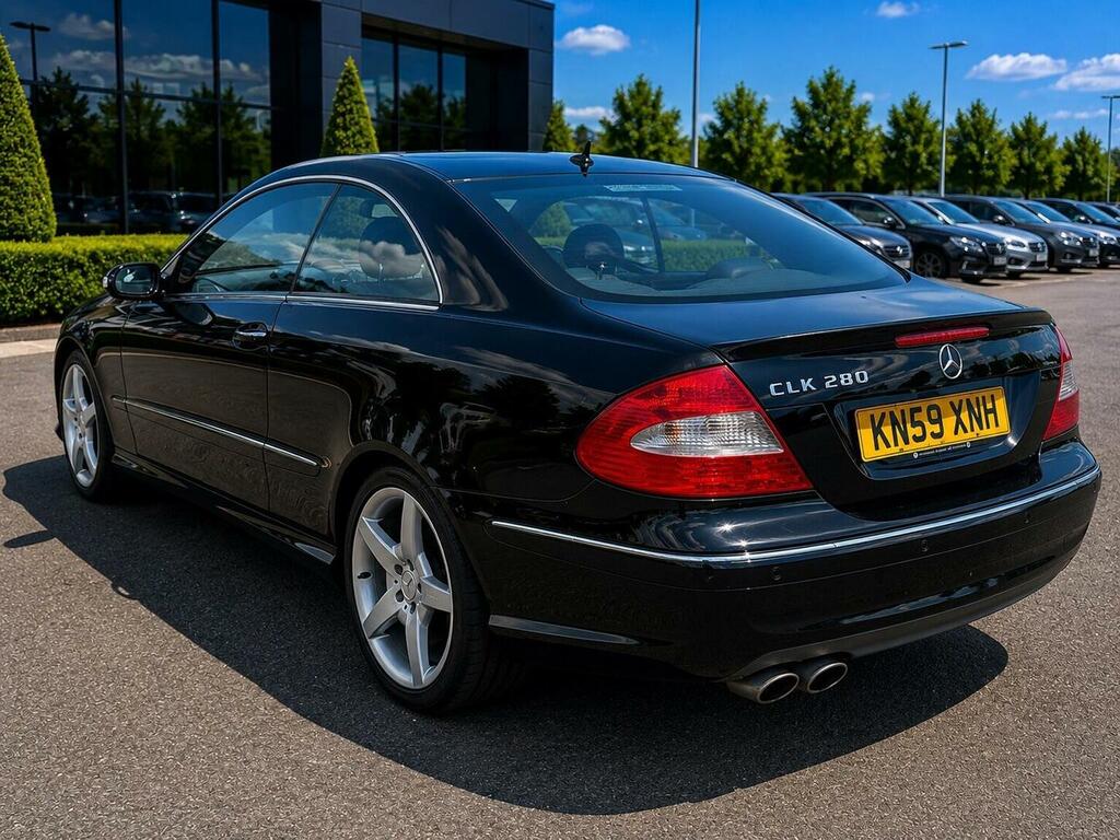 Mercedes-Benz CLK Coupe 3.0 Clk280 Sport 7G-tronic 200959 Black #6