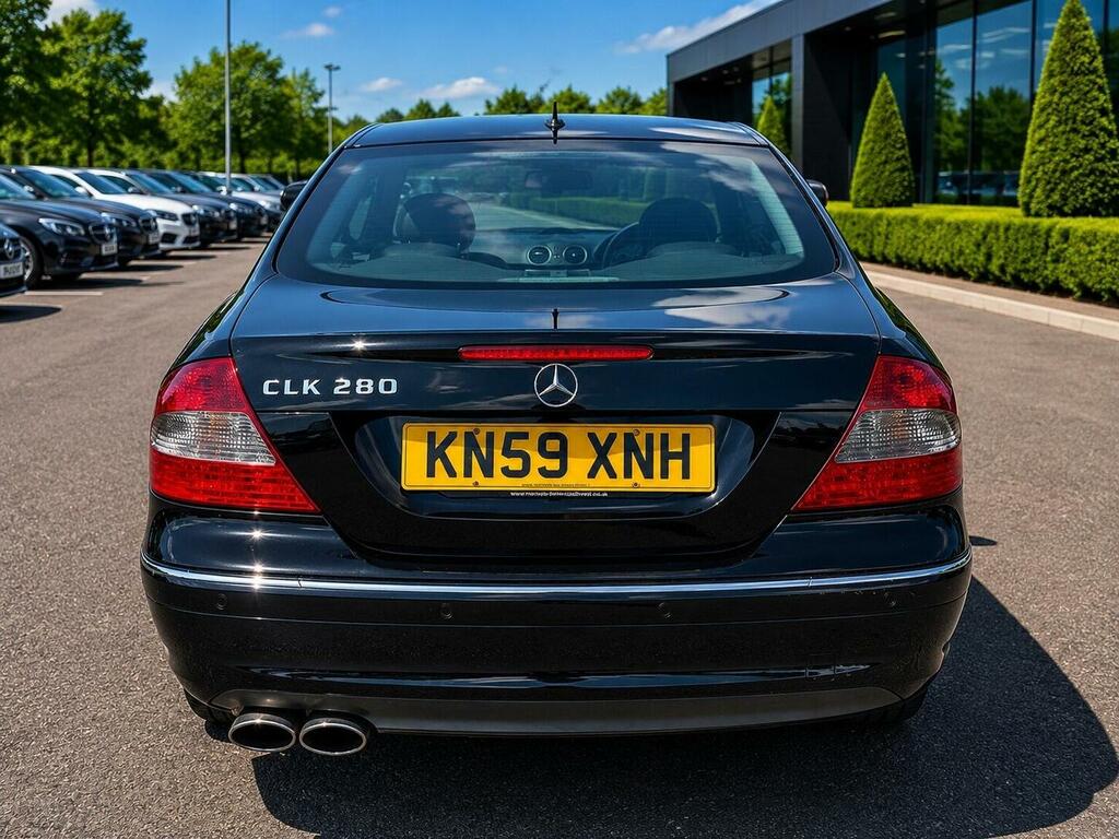 Mercedes-Benz CLK Coupe 3.0 Clk280 Sport 7G-tronic 200959 Black #5