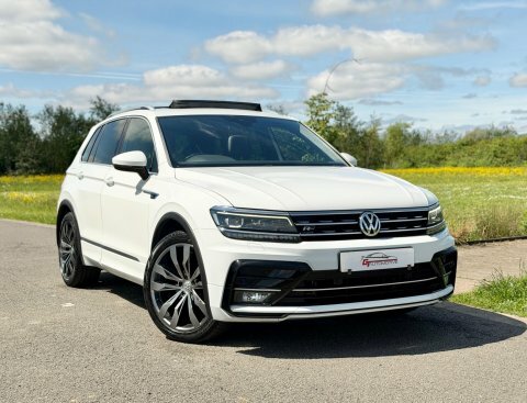 Volkswagen Tiguan 2.0 Tdi R-line YX67RMY White #5
