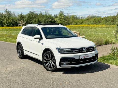 Volkswagen Tiguan 2.0 Tdi R-line YX67RMY White #3