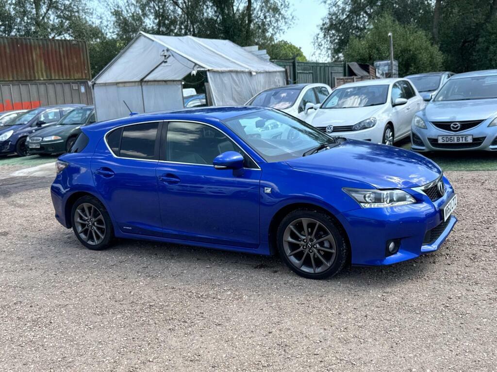 Lexus CT 1.8 200H F Sport Cvt Euro 5 S S Blue #6