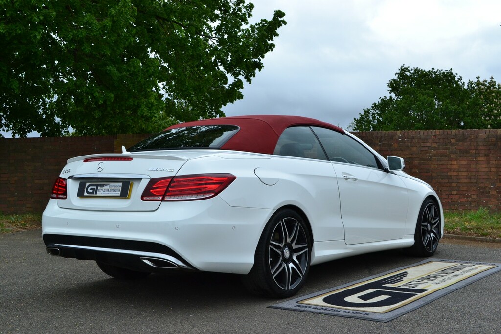 Mercedes-Benz E Class 3.0 E350d V6 Bluetec Amg Sport White #3