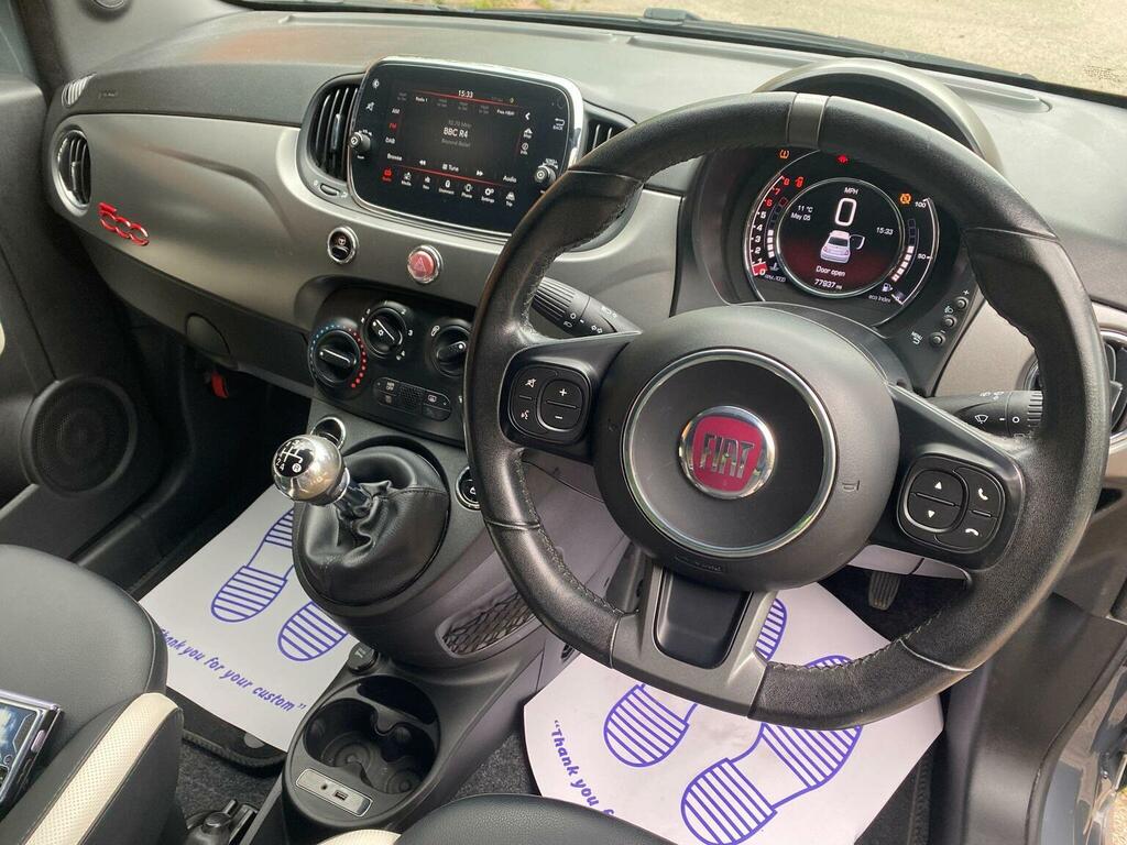 Fiat 500 Hatchback 1.2 S Euro 6 Ss 201717 DW17BXN Grey #6
