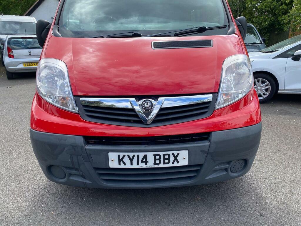Vauxhall Vivaro Combi Van 2.0 2900 Cdti Crew Van Fwd L3 2014 KY14BBX Red #5