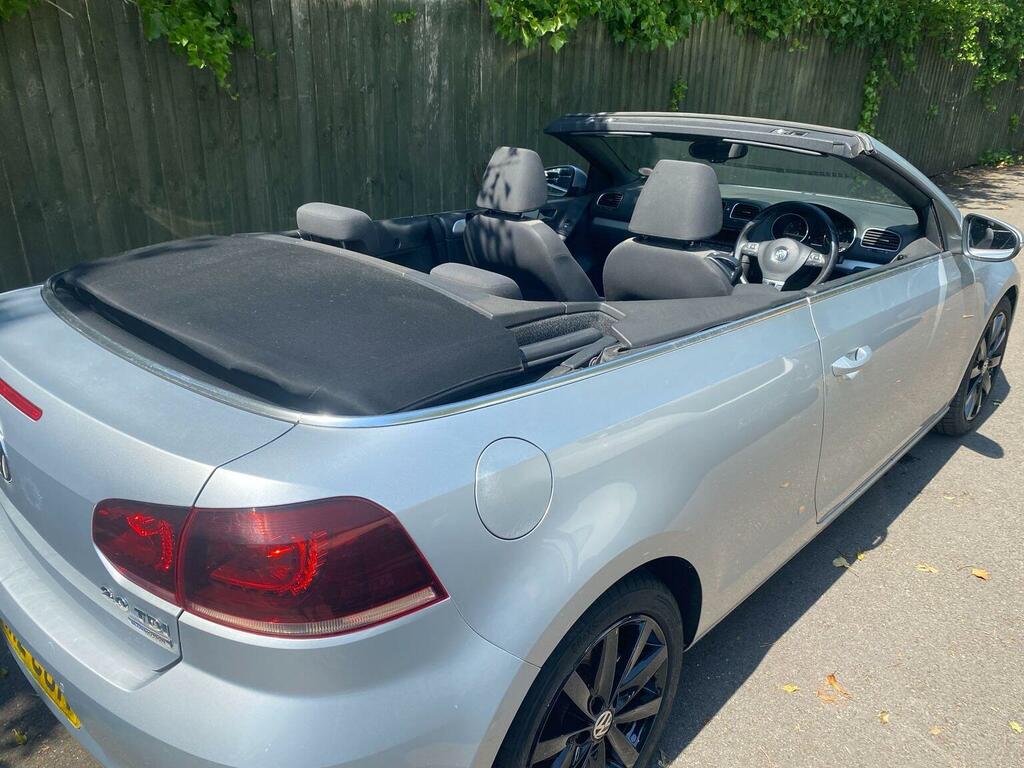 Volkswagen Golf Convertible 2.0 Tdi Bluemotion Tech Se Cabriolet E FW12CUK Silver #6