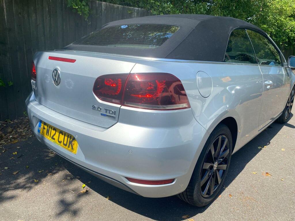 Volkswagen Golf Convertible 2.0 Tdi Bluemotion Tech Se Cabriolet E FW12CUK Silver #2