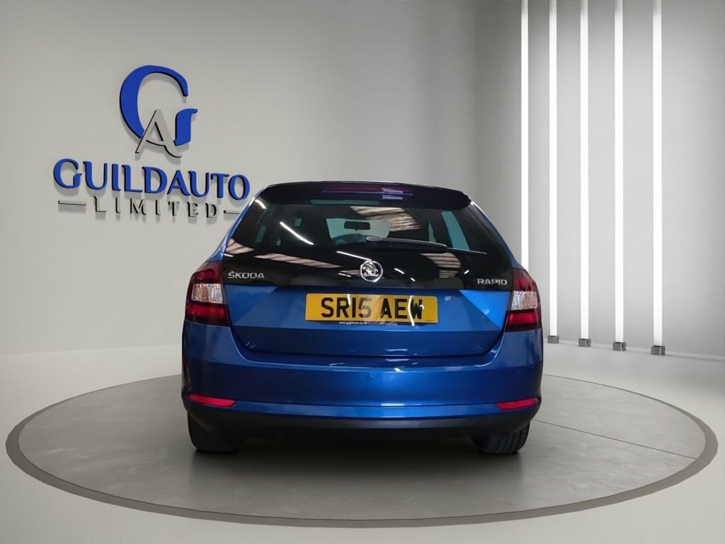 Skoda Rapid Spaceback 1.6L Se Sport Blue #5