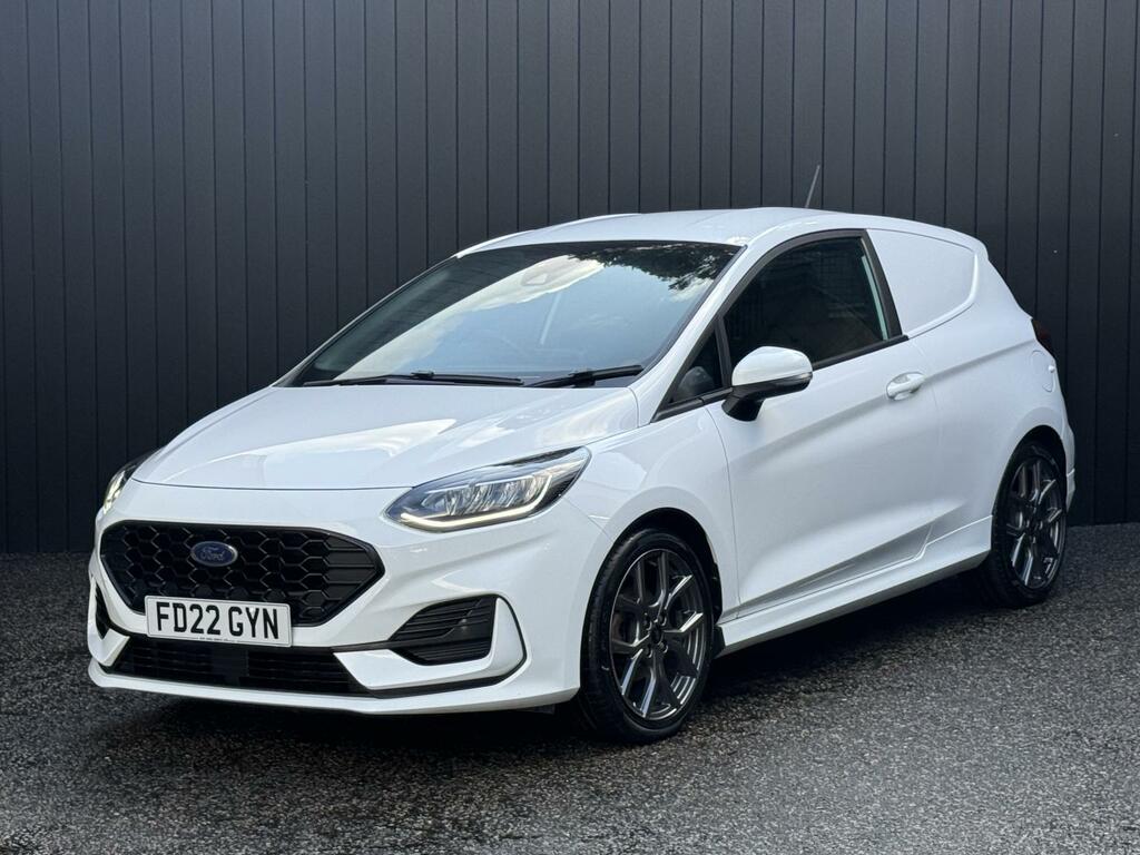 Ford Fiesta Van 1.0T 125Ps Ecoboost Mhev Sport Car Derived Van FD22GYN White #6