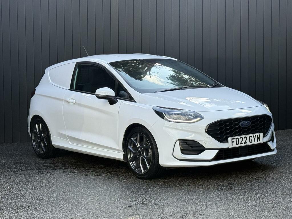 Ford Fiesta Van 1.0T 125Ps Ecoboost Mhev Sport Car Derived Van FD22GYN White #4