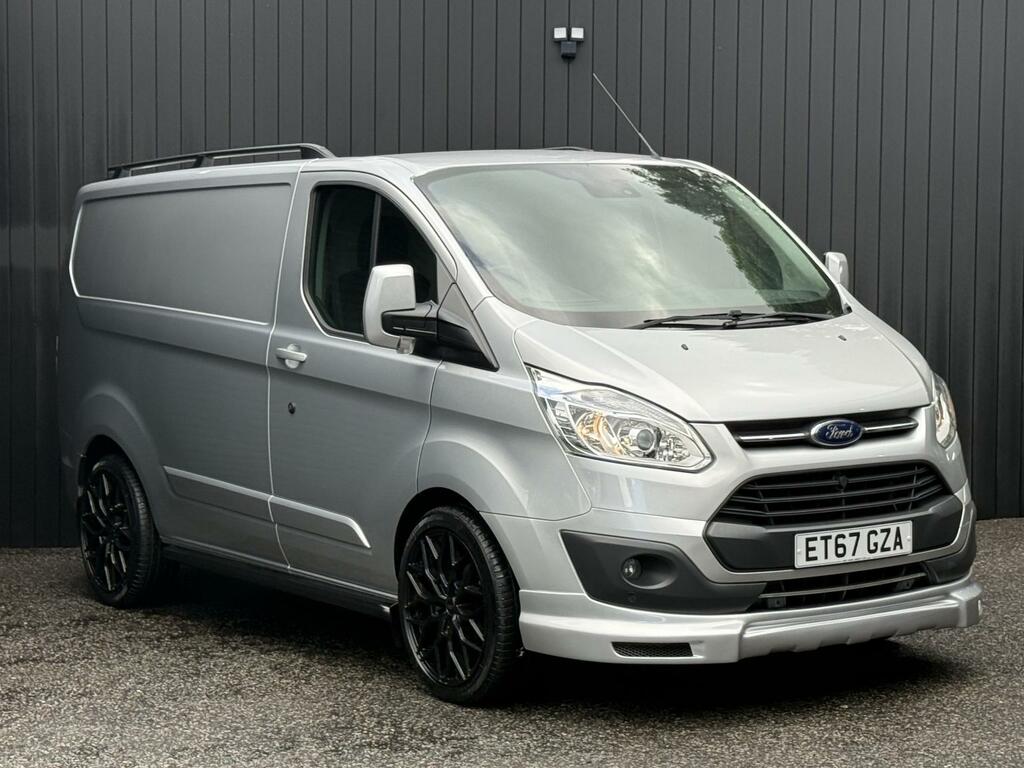 Ford Transit Custom 2.0 Tdci 130Ps G-sport Limited Panel Van Swb L1 H1 ET67GZA Silver #4