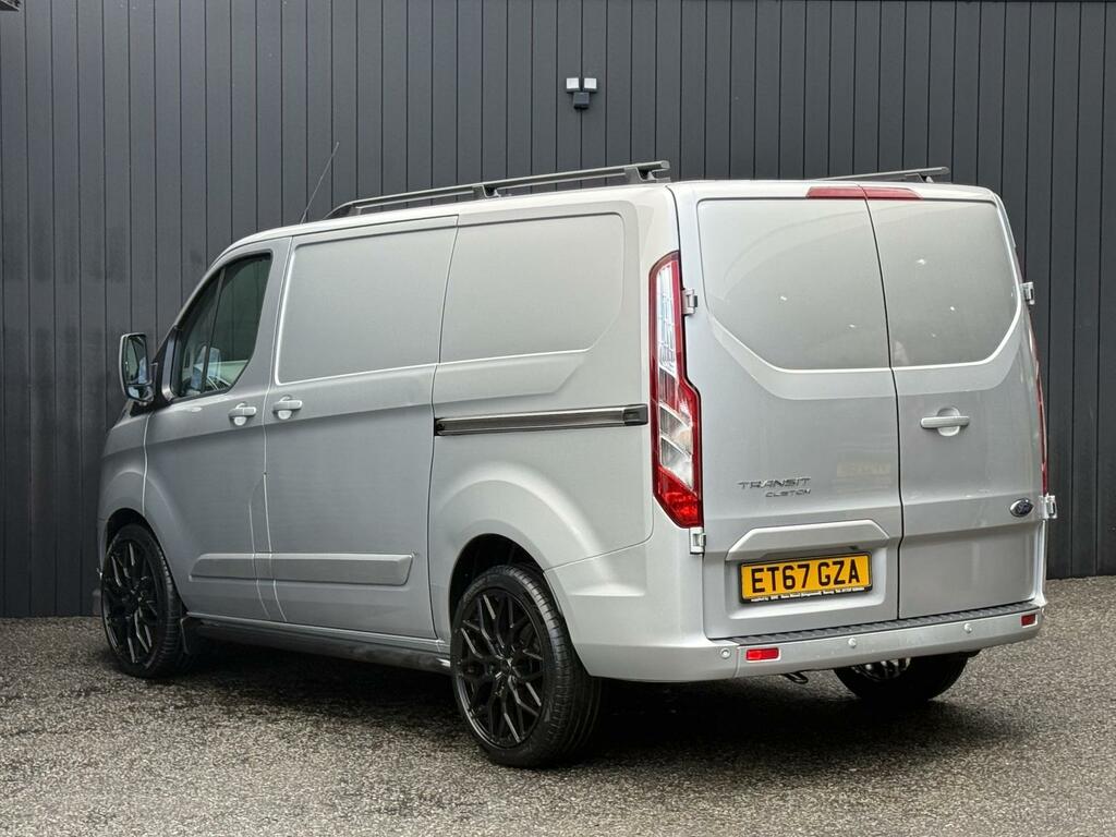 Ford Transit Custom 2.0 Tdci 130Ps G-sport Limited Panel Van Swb L1 H1 ET67GZA Silver #3