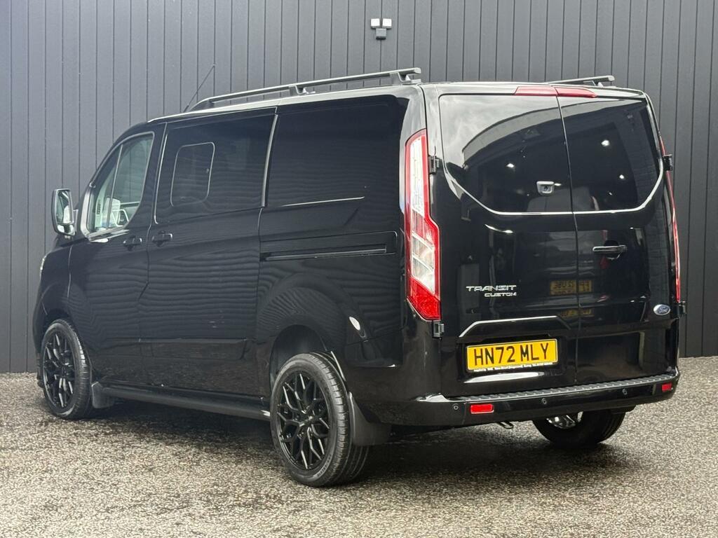 Ford Transit Custom 2.0 170Ps G-sport Ecoblue Limited Crew Van Do HN72MLY Black #3