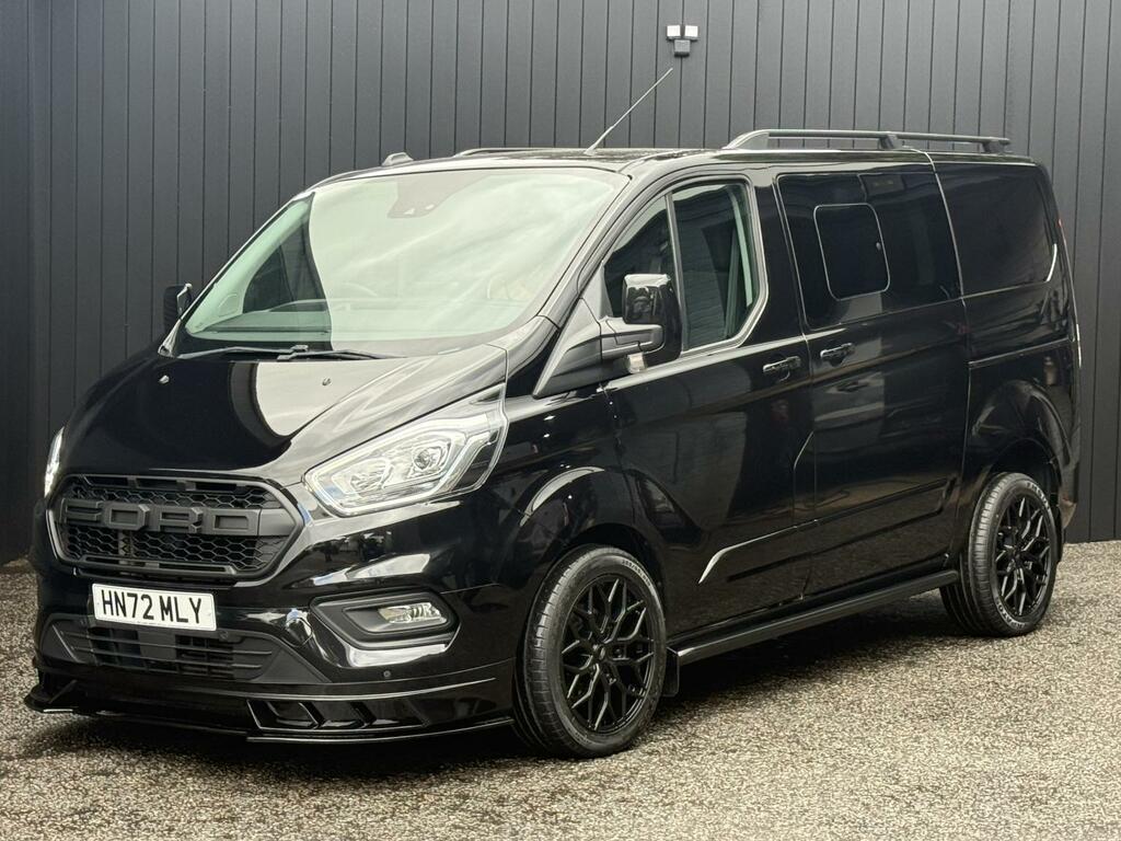 Ford Transit Custom 2.0 170Ps G-sport Ecoblue Limited Crew Van Do HN72MLY Black #6