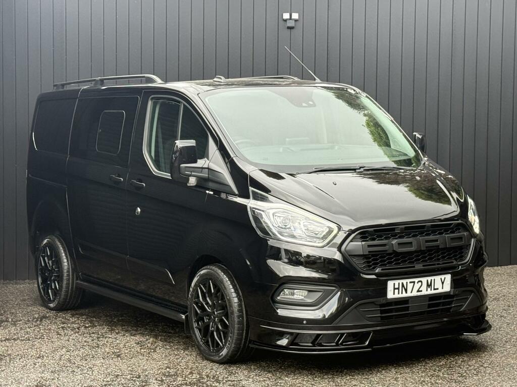 Ford Transit Custom 2.0 170Ps G-sport Ecoblue Limited Crew Van Do HN72MLY Black #4