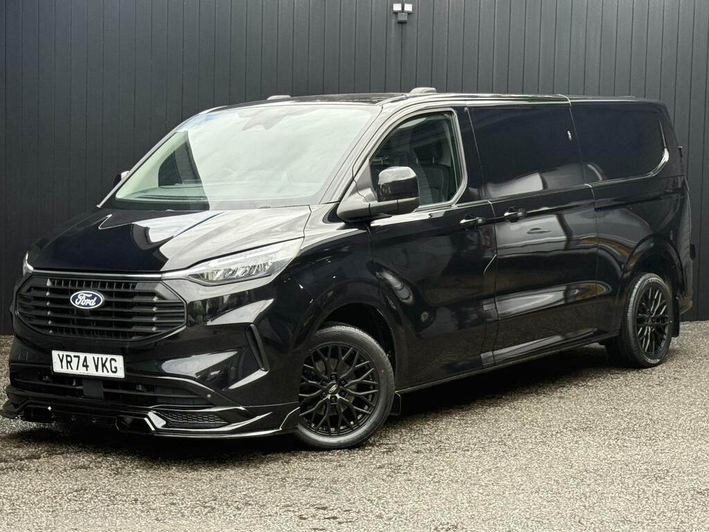 Ford Transit Custom 2.0 136Ps G-sport Ecoblue Limited Panel Van Lwb L2 YR74VKG Black #6