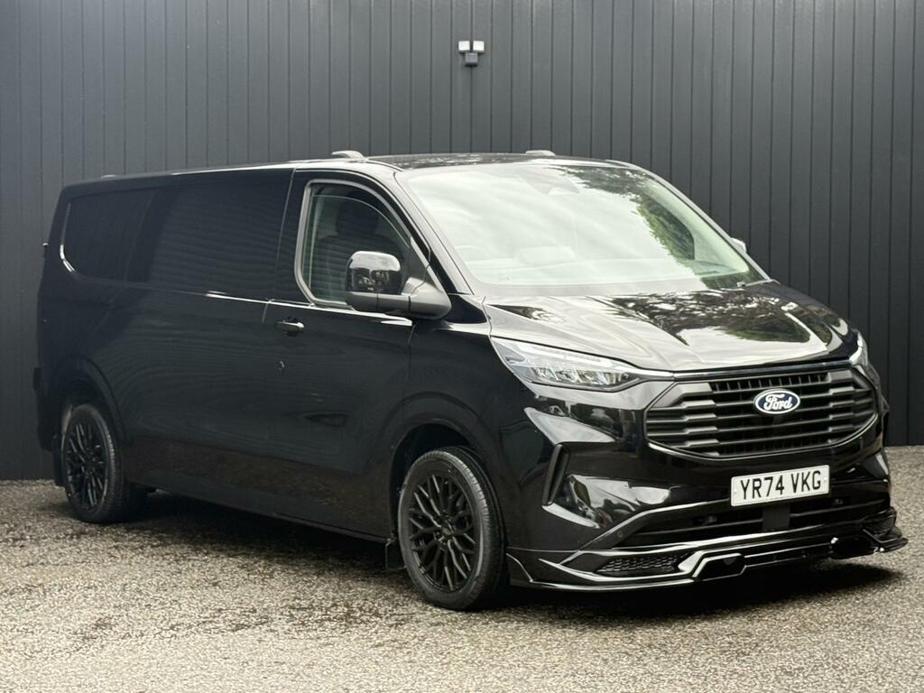 Ford Transit Custom 2.0 136Ps G-sport Ecoblue Limited Panel Van Lwb L2 YR74VKG Black #4