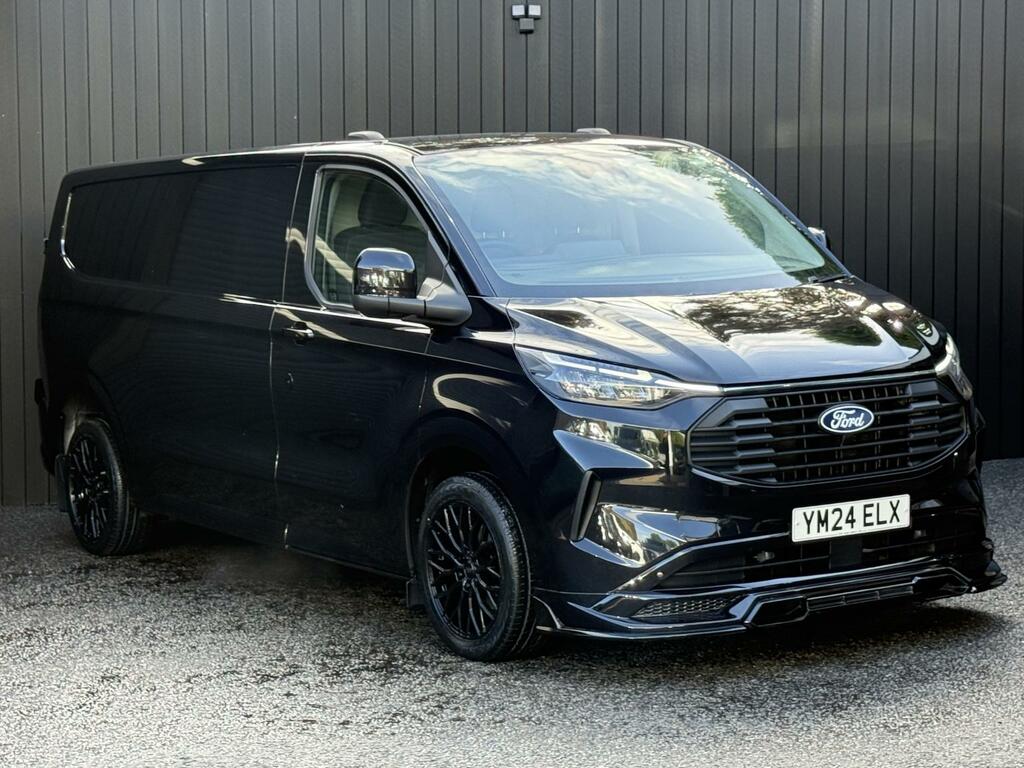 Ford Transit Custom 2.0 136Ps G-sport Ecoblue Limited Panel Van Lwb L2 YM24ELX Black #4