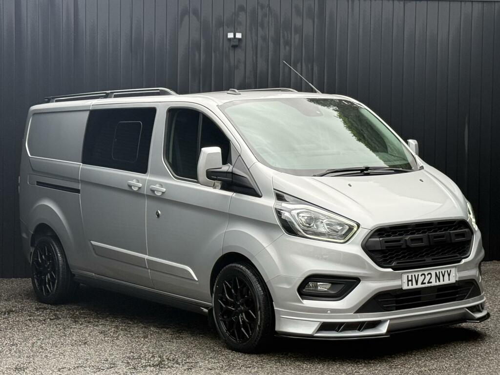 Ford Transit Custom 2.0 130Ps G-sport Ecoblue Limited Crew Van Double HV22NYY Silver #4