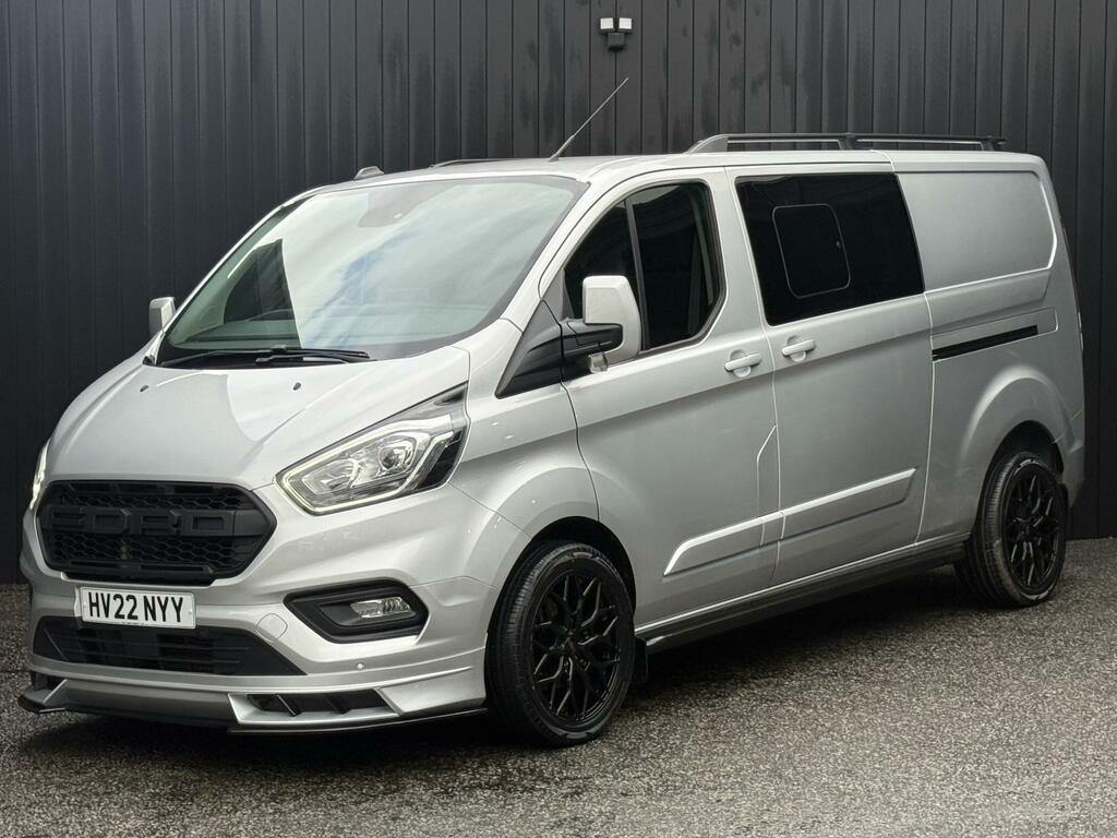 Ford Transit Custom 2.0 130Ps G-sport Ecoblue Limited Crew Van Double HV22NYY Silver #6