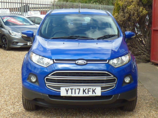 Ford Ecosport Suv 1.0 T Ecoboost Zetec, Only 32,000 Miles, 15 Mo YT17KFK Blue #3