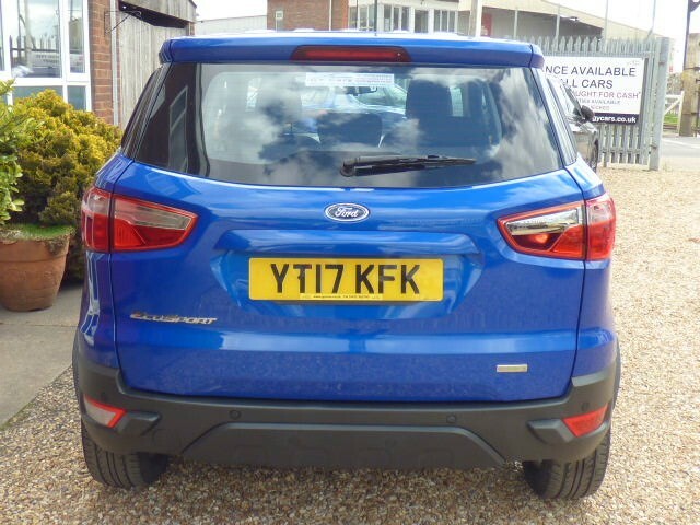 Ford Ecosport Suv 1.0 T Ecoboost Zetec, Only 32,000 Miles, 15 Mo YT17KFK Blue #6