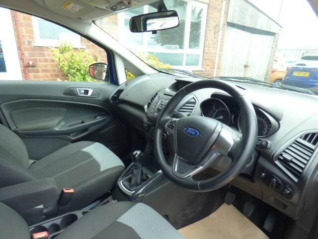 Ford Ecosport Suv 1.0 T Ecoboost Zetec, Only 32,000 Miles, 15 Mo YT17KFK Blue #5
