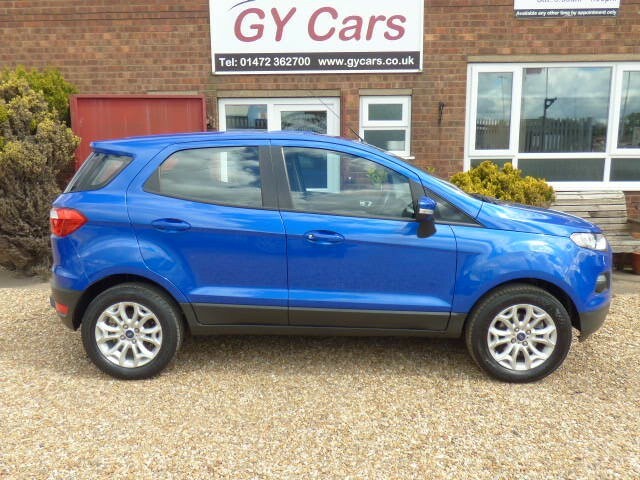 Ford Ecosport Suv 1.0 T Ecoboost Zetec, Only 32,000 Miles, 15 Mo YT17KFK Blue #2