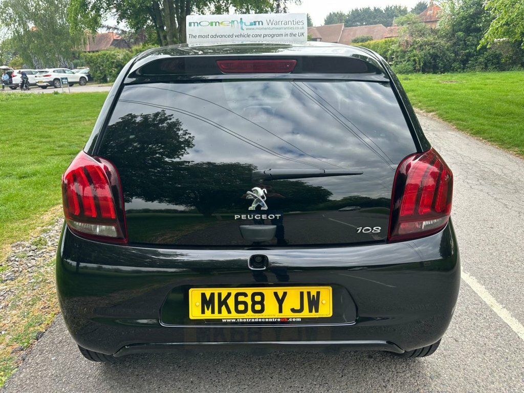 Peugeot 108 1L Allure MK68YJW Black #2