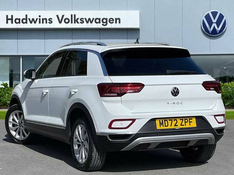 Volkswagen T-Roc 1.5 Tsi Style Dsg MD72ZPF White #3