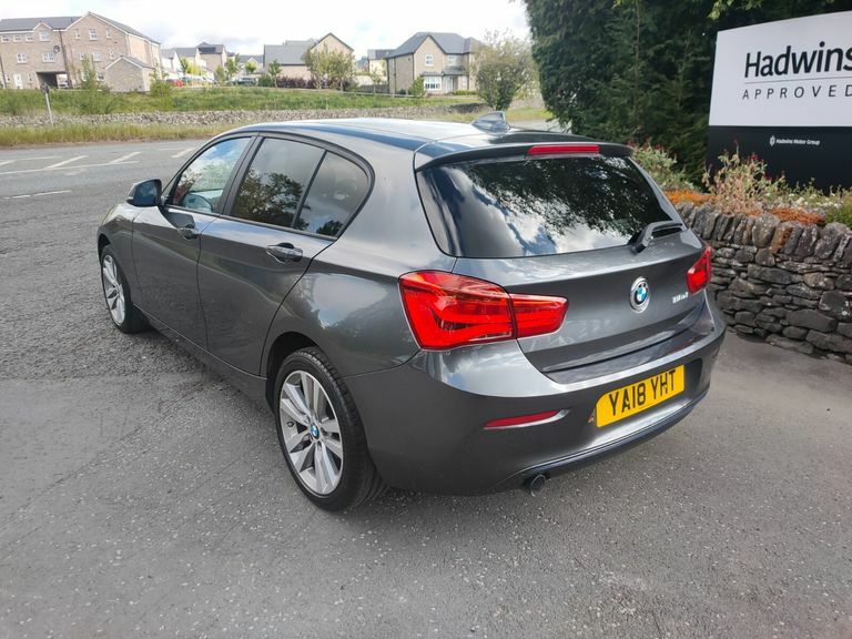 BMW 1 Series 118D Sport Nav YA18YHT Grey #2