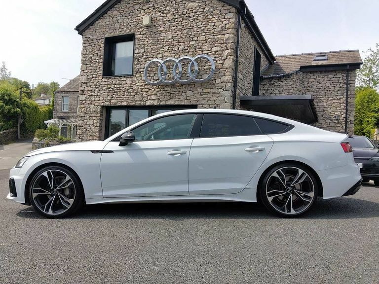 Audi A5 Black Edition 40 Tfsi 204 Ps S Tronic PN73LTX White #4