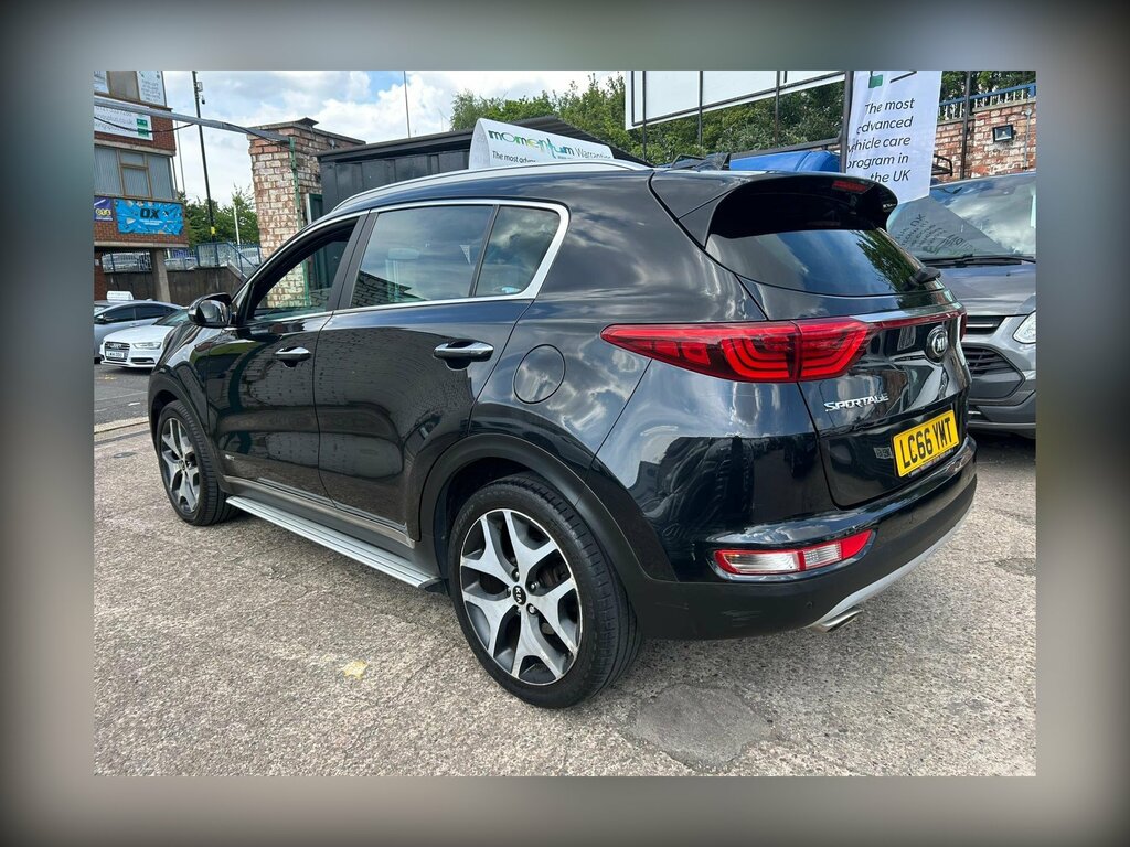 Kia Sportage 2.0 Crdi Gt-line Awd Euro 6 LC66YMT Black #3