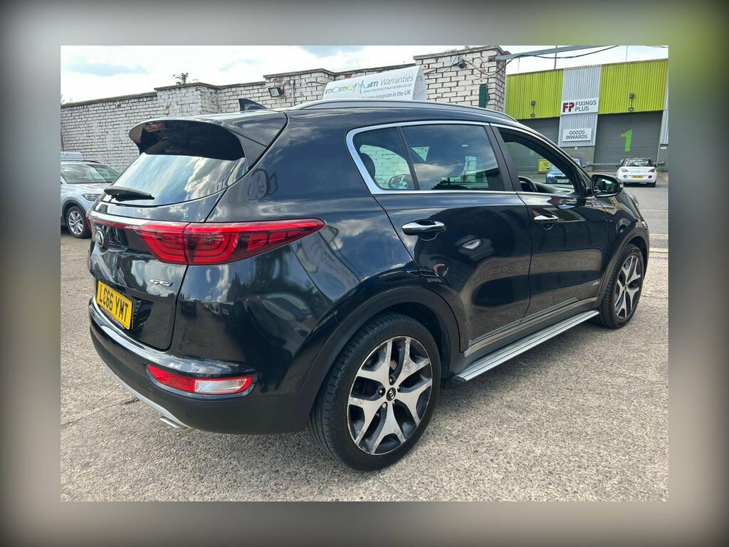 Kia Sportage 2.0 Crdi Gt-line Awd Euro 6 LC66YMT Black #4