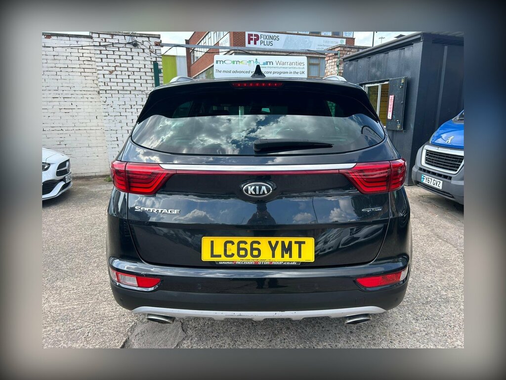 Kia Sportage 2.0 Crdi Gt-line Awd Euro 6 LC66YMT Black #6