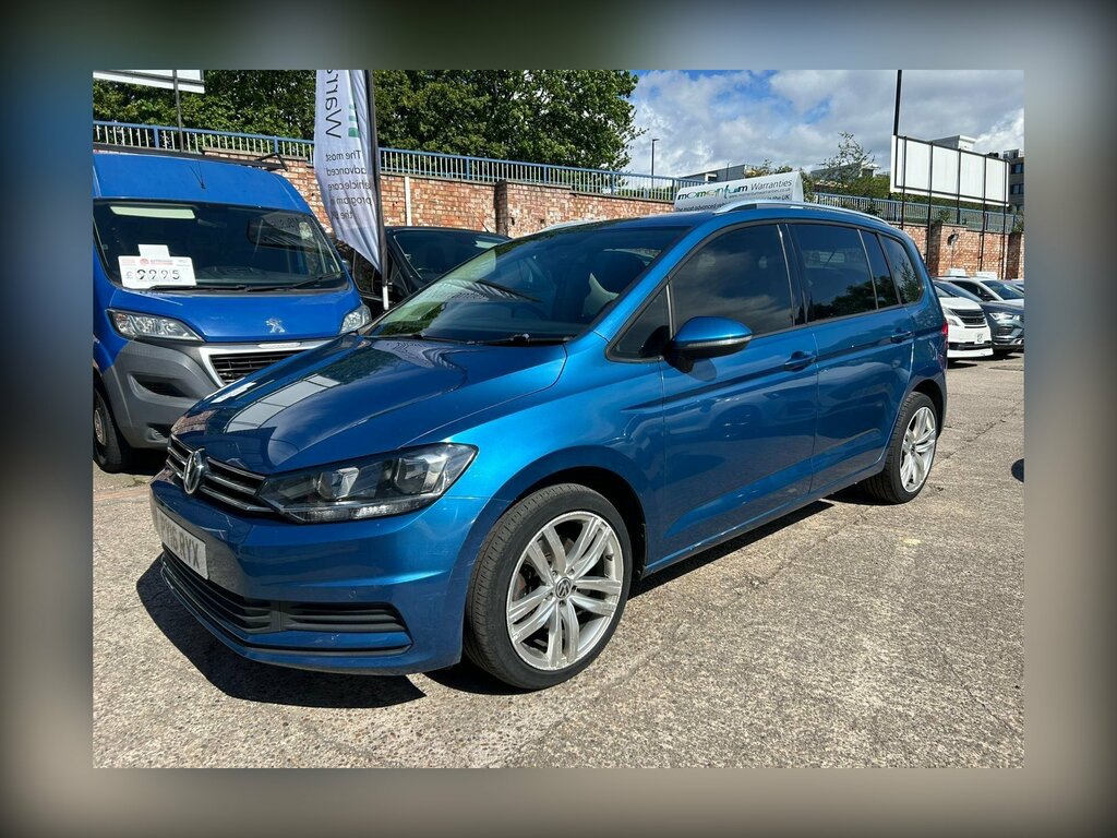 Volkswagen Touran 1.6 Tdi Bluemotion Tech Se Family Dsg Euro 6 Ss Blue #2