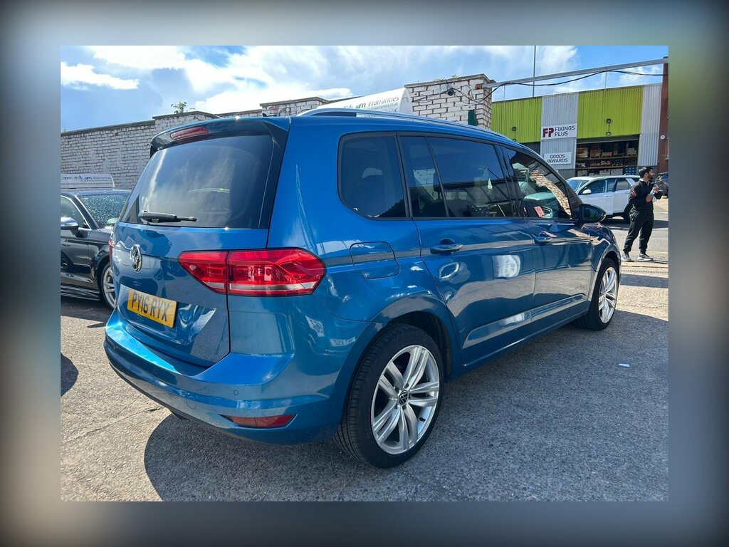 Volkswagen Touran 1.6 Tdi Bluemotion Tech Se Family Dsg Euro 6 Ss Blue #4