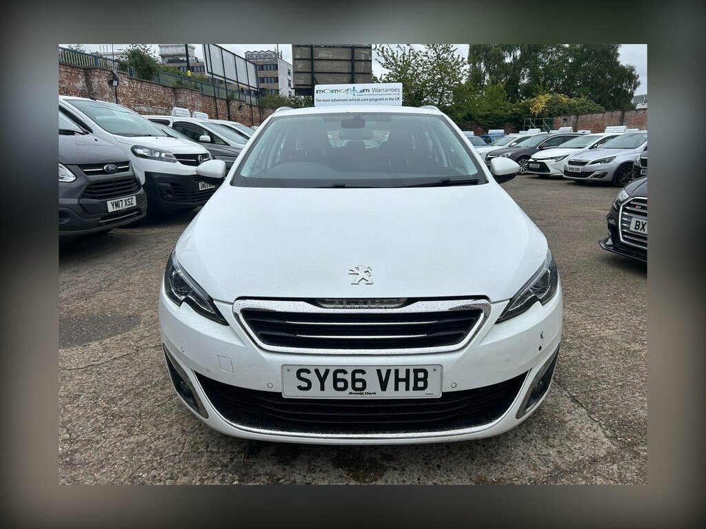 Peugeot 308 SW 1.6 Bluehdi Allure Euro 6 Ss SY66VHB White #5