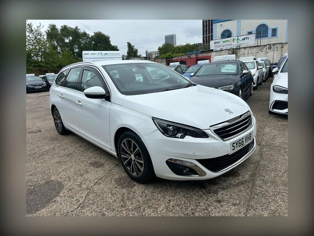 Peugeot 308 SW 1.6 Bluehdi Allure Euro 6 Ss White