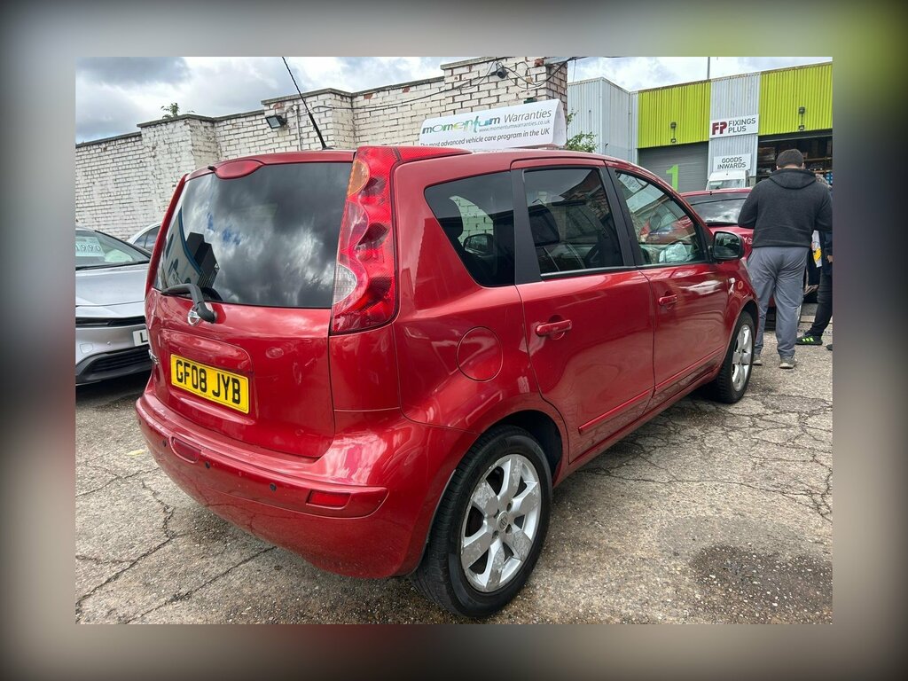 Nissan Note 1.6 16V Acenta R Euro 4 GF08JYB Red #3