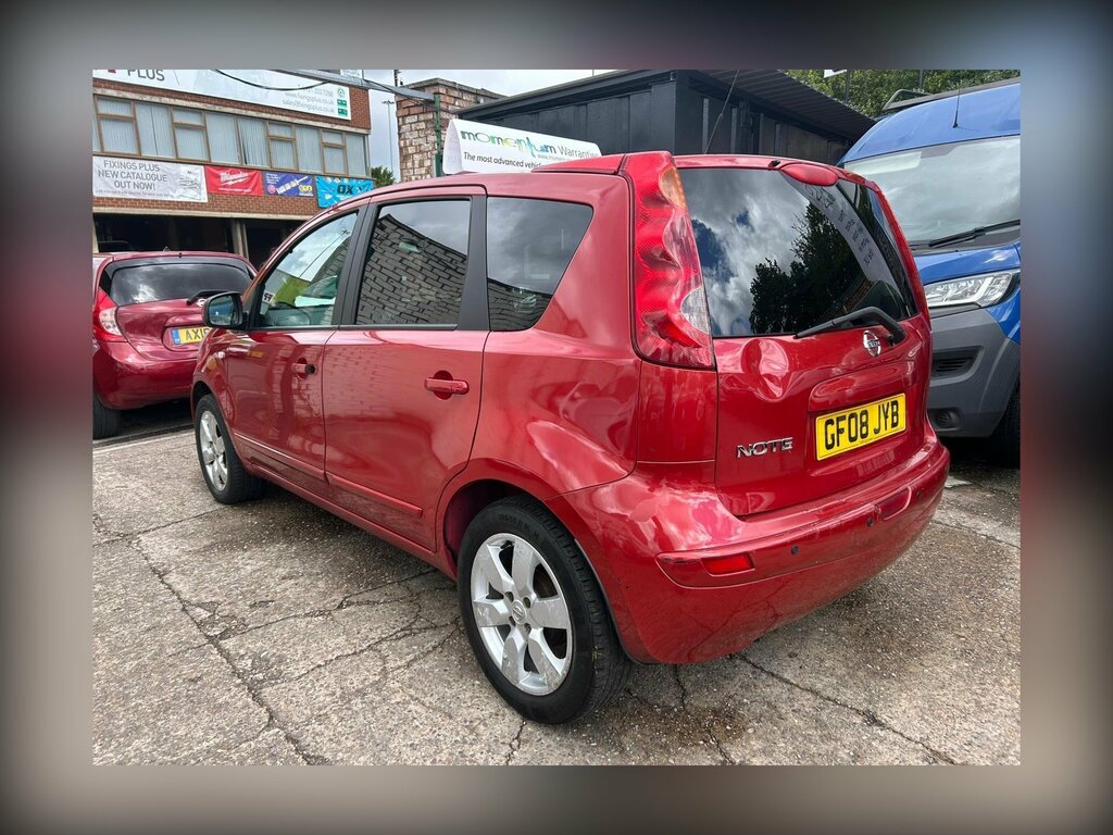 Nissan Note 1.6 16V Acenta R Euro 4 GF08JYB Red #4