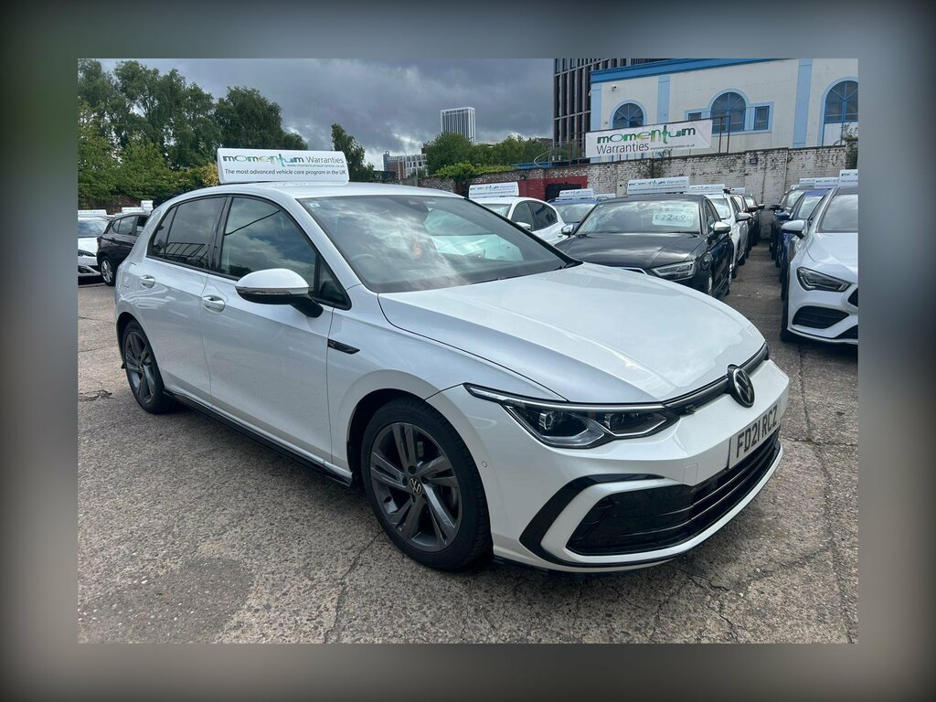 Volkswagen Golf 1.5 Etsi Mhev R-line Dsg Euro 6 Ss White