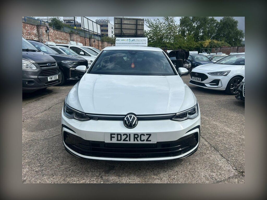 Volkswagen Golf 1.5 Etsi Mhev R-line Dsg Euro 6 Ss White #5