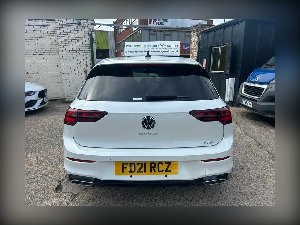 Volkswagen Golf 1.5 Etsi Mhev R-line Dsg Euro 6 Ss White #6