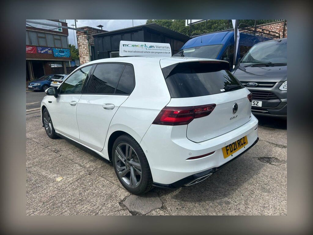 Volkswagen Golf 1.5 Etsi Mhev R-line Dsg Euro 6 Ss White #3