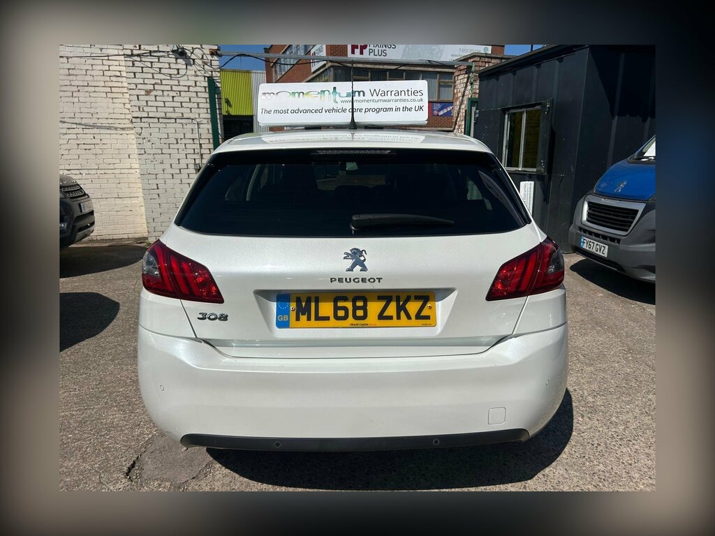 Peugeot 308 1.5 Bluehdi Allure Euro 6 Ss ML68ZKZ White #6