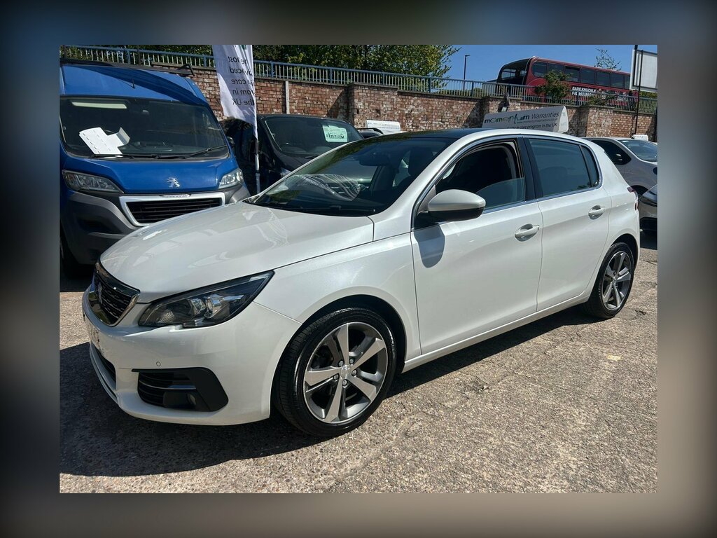 Peugeot 308 1.5 Bluehdi Allure Euro 6 Ss ML68ZKZ White #2